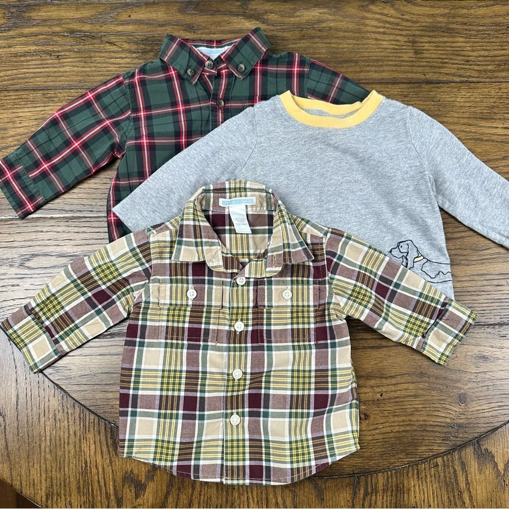 Janie and Jack Boys Bundle Tops